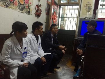 走访慰问社区老人，结对帮扶暖人心---乐民公司走进红丰社区开展结对